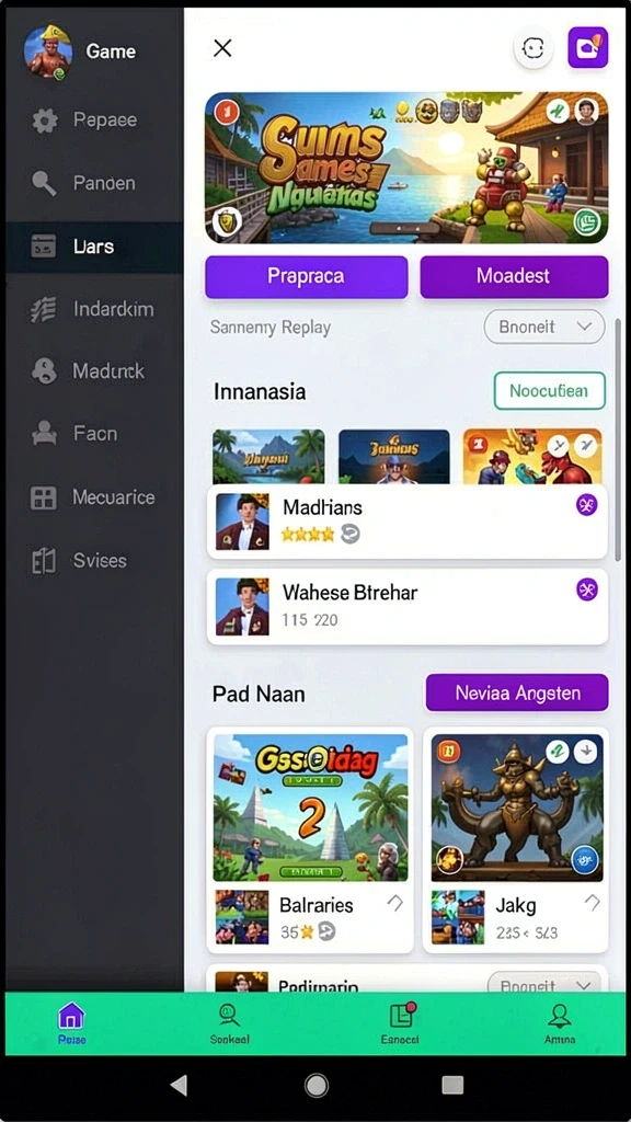 Screenshot 2: Suasana menegangkan saat melawan musuh.