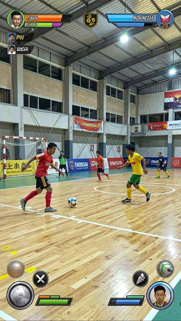 Screenshot 3: Momen kolaborasi antar pemain dalam misi.