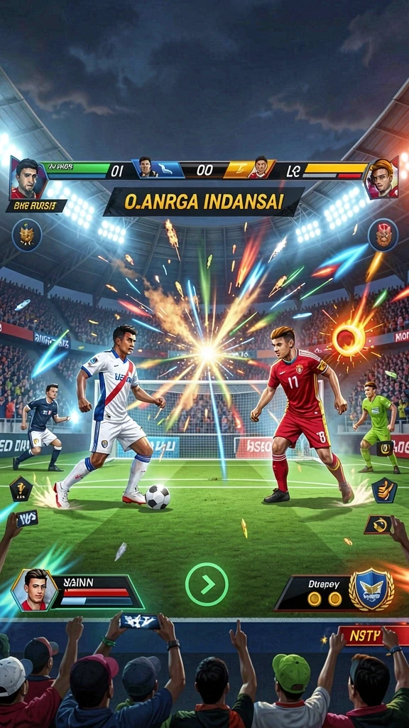Lingkungan permainan yang kaya dan penuh detail.