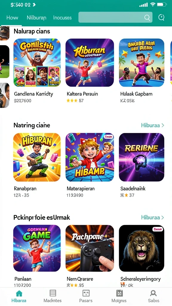 Grafis menarik dengan animasi halus.