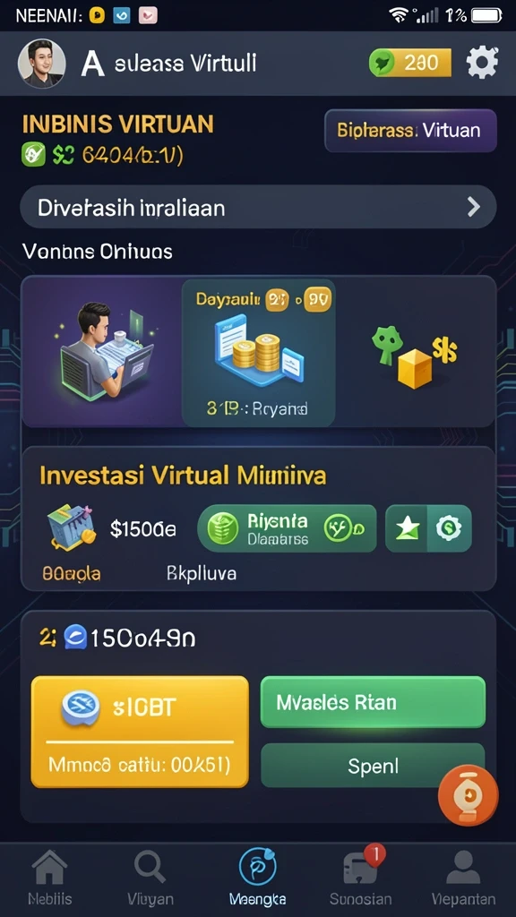 Layar permainan live dealer yang interaktif.
