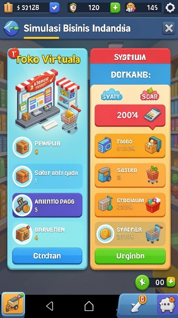 Antarmuka pengguna yang sederhana dan ramah.