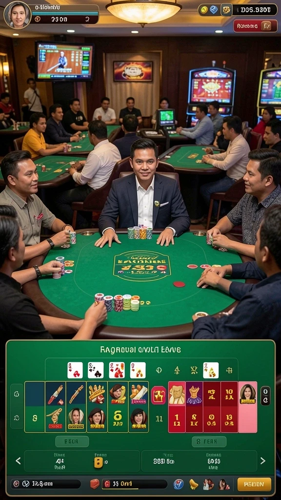 Lingkungan permainan yang menakjubkan dan detail.