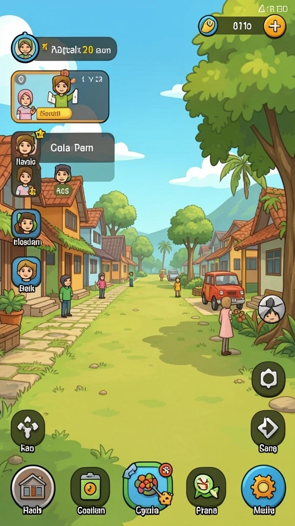 Mode multiplayer yang memungkinkan bermain bersama teman.