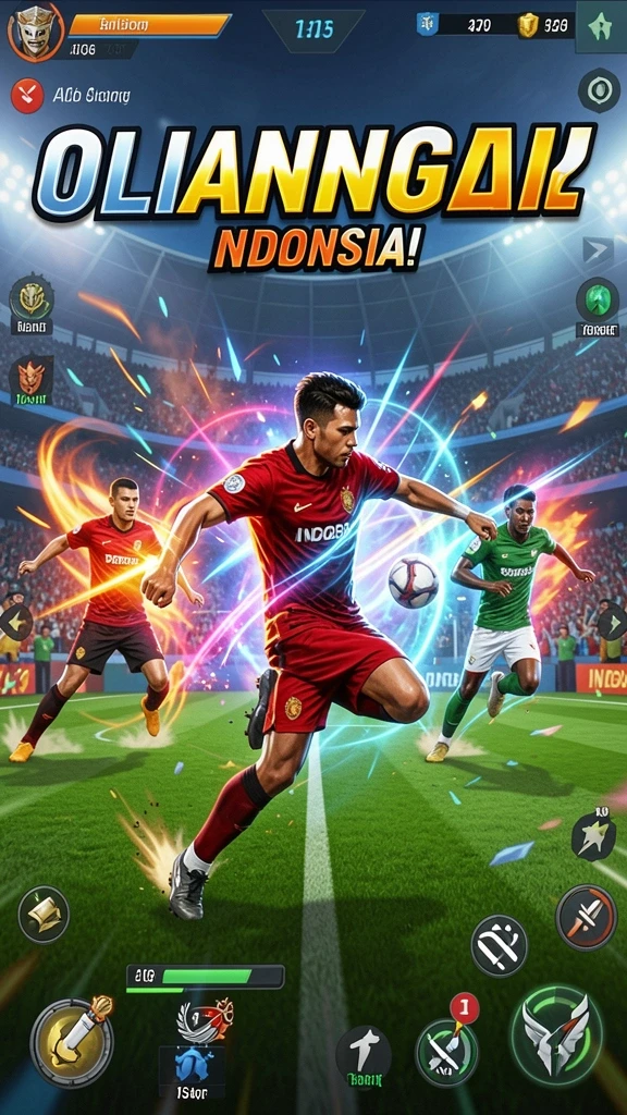 Tangkapan layar pertama menunjukkan tampilan awal permainan yang menarik.