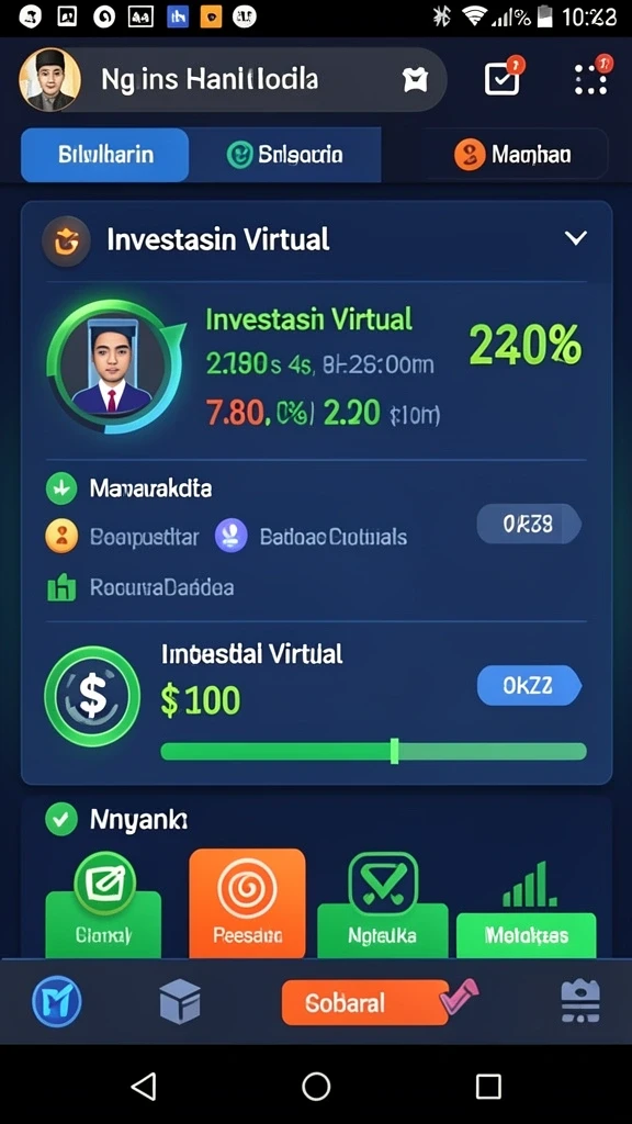 Fitur pilihan permainan yang beragam dan mengesankan.