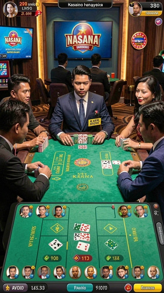 Fitur live dealer memberikan pengalaman bermain yang nyata.