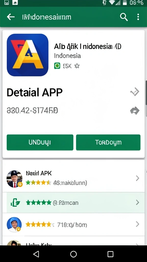 Tampilan antarmuka yang user-friendly dan mudah dinavigasi.