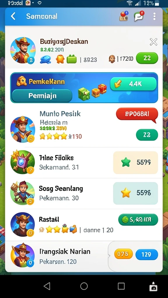 Ekspresi karakter yang hidup dan menarik.