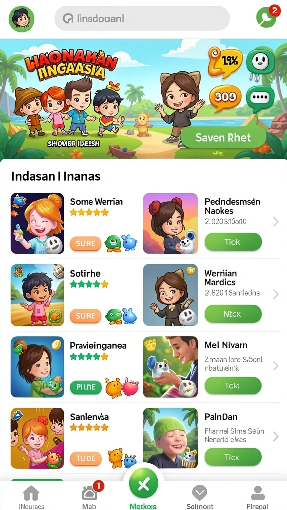Karakter unik dengan kemampuan bervariasi.