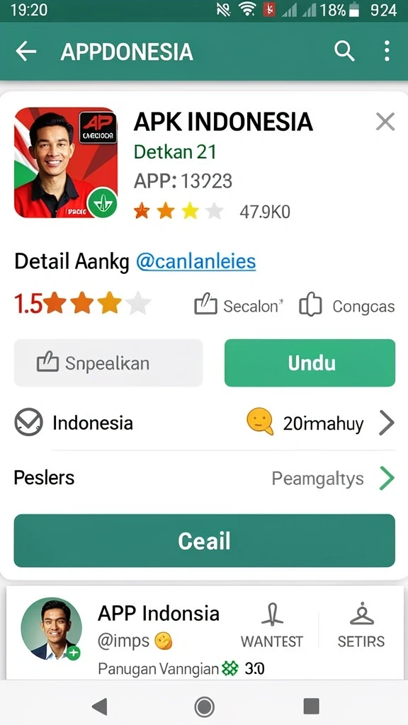 Tampilan antarmuka yang ramah pengguna.