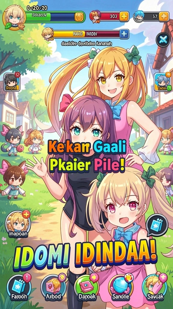 Karakter yang beragam dan unik.