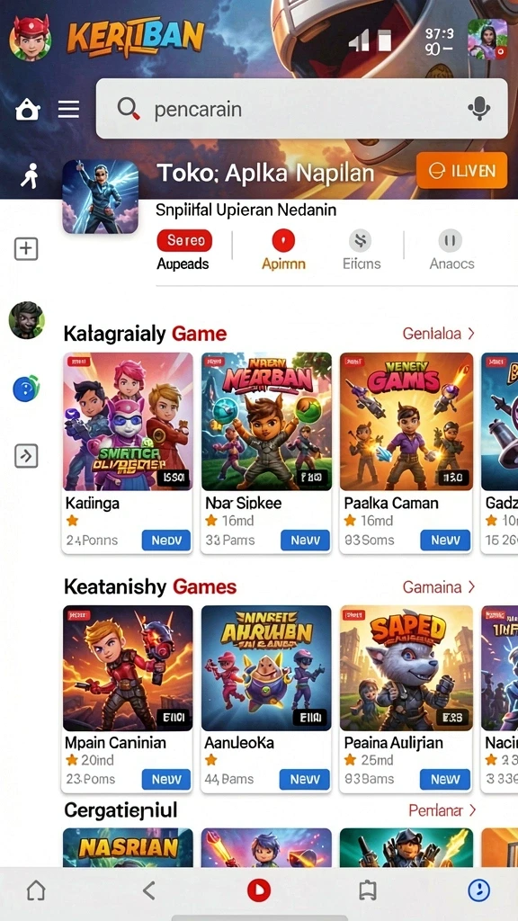 Tampilan layar utama IDA777 yang menarik dan interaktif.