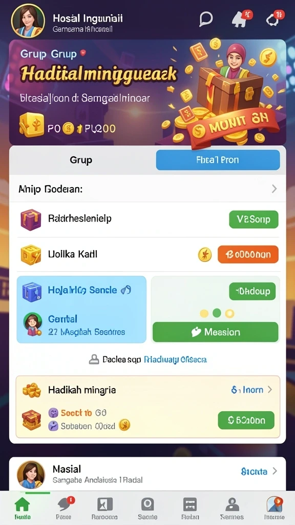 Tampilan antarmuka yang menarik dan mudah digunakan.