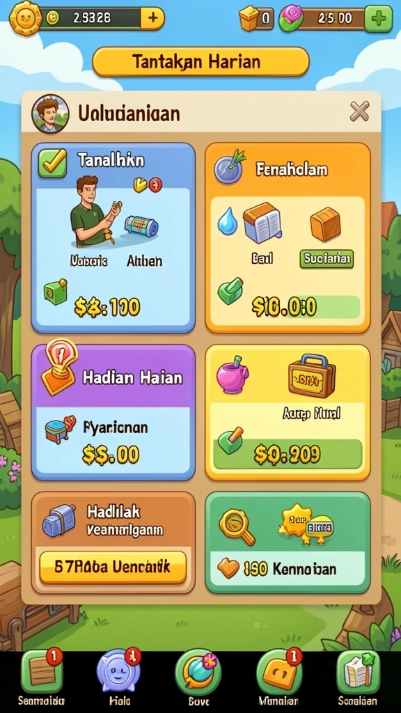 Screenshot menggambarkan fitur bonus yang menambah keseruan permainan.