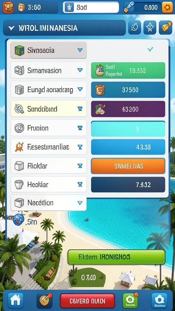 Tampilan slot yang menarik dan modern.
