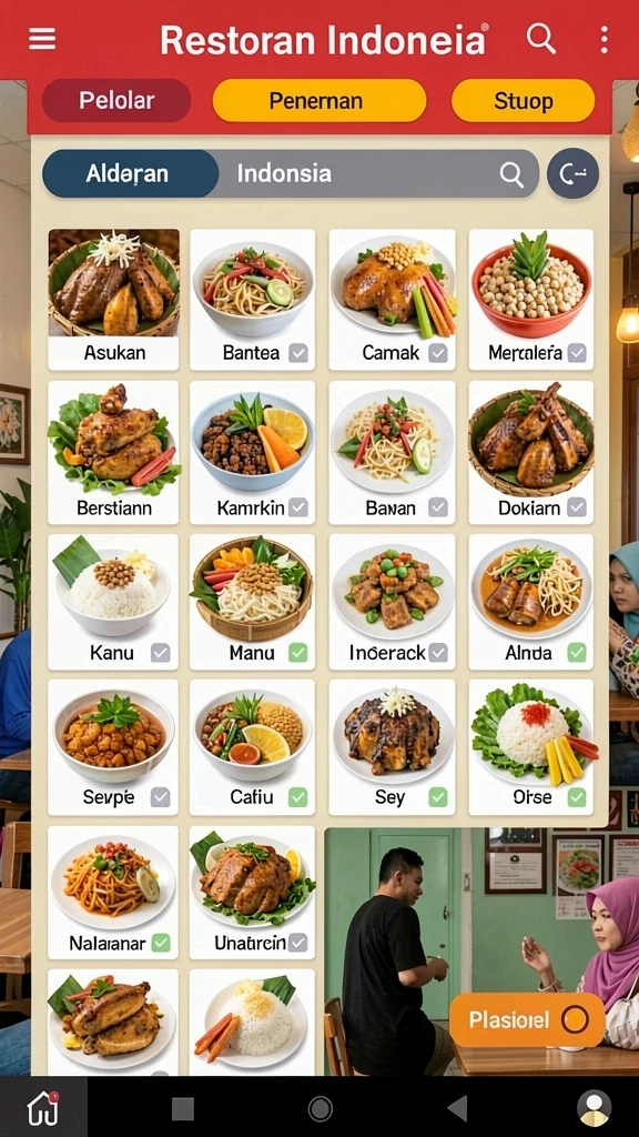 Screenshot tampilan awal permainan KANGTOTO.