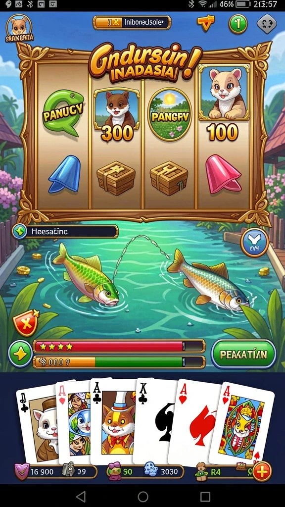 Tampilan slot dengan tema petualangan yang menggugah selera.