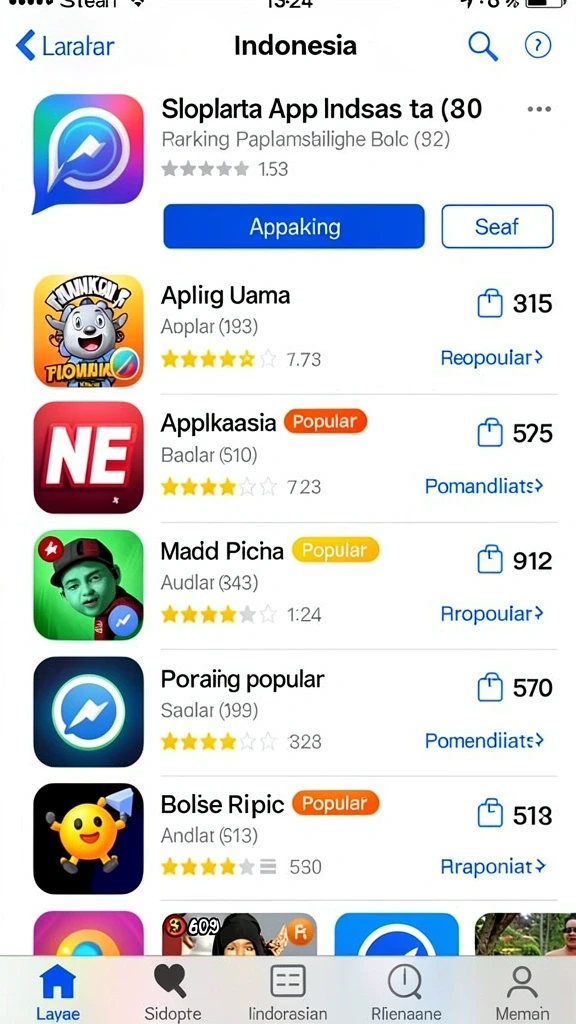 Tampilan grafis yang menarik dan colorful.