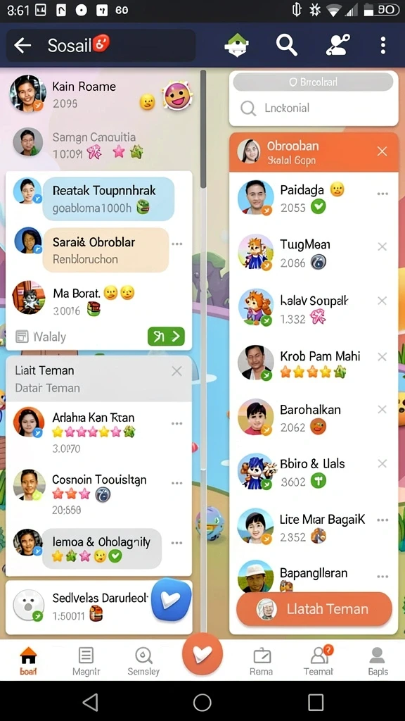 Tampilan karakter yang menakjubkan dalam pertempuran.