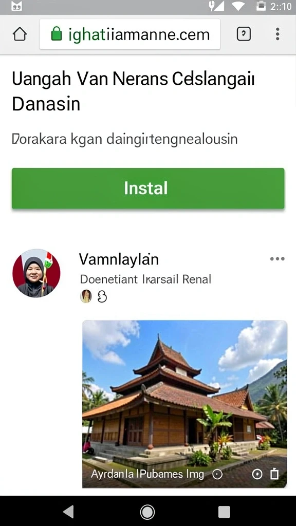 Pemandangan luar biasa dalam dunia petualangan.