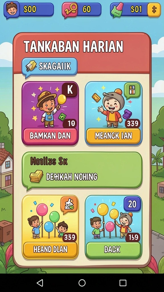 Karakter-karakter unik dalam RAJACAIR.