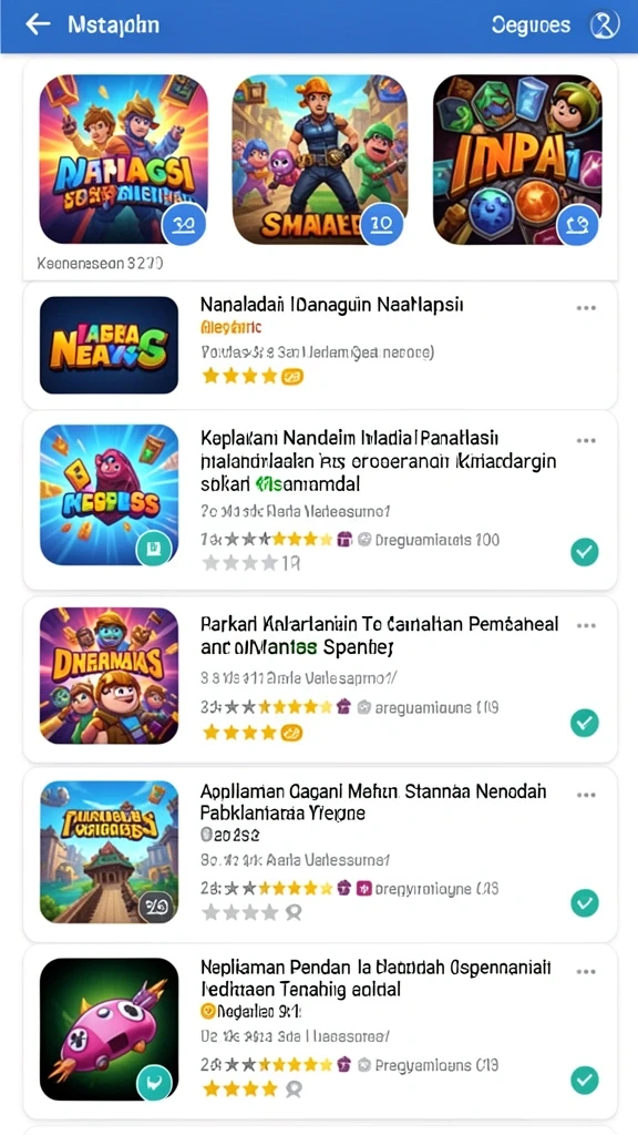 Tampilan grafis yang memukau dan warna-warna cerah.