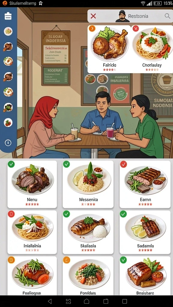 Permainan menarik dengan berbagai opsi angka.