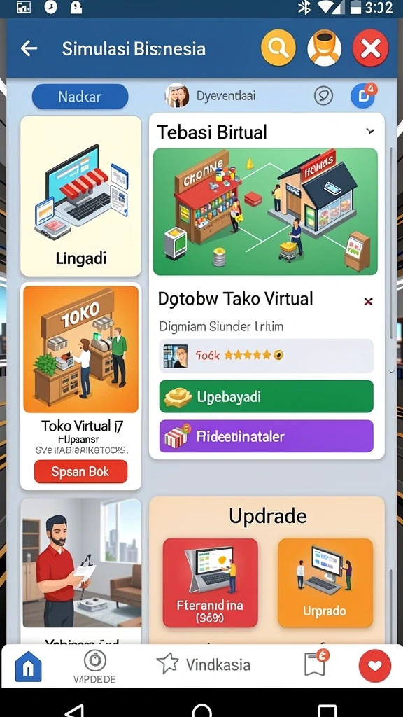 Pengalaman bermain yang seru dan mendebarkan.