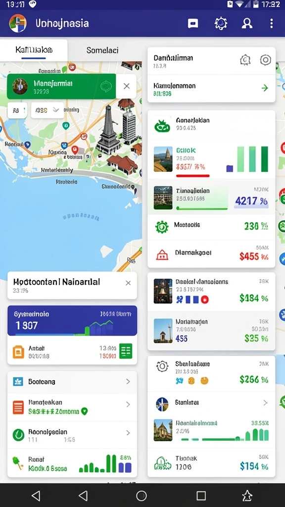 Tampilan antarmuka yang user-friendly dan modern.