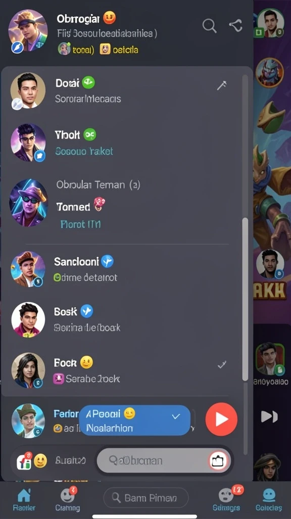 Tangkapan layar dari level menantang di dalam game.