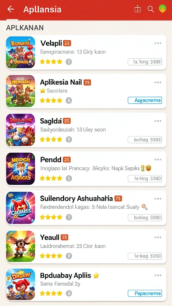 Tampilan antarmuka yang user-friendly dan menawan.