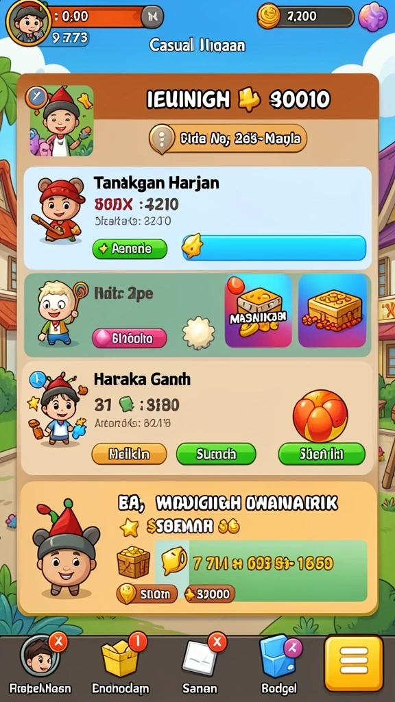 Screenshot saat pemain melewati level yang sulit.