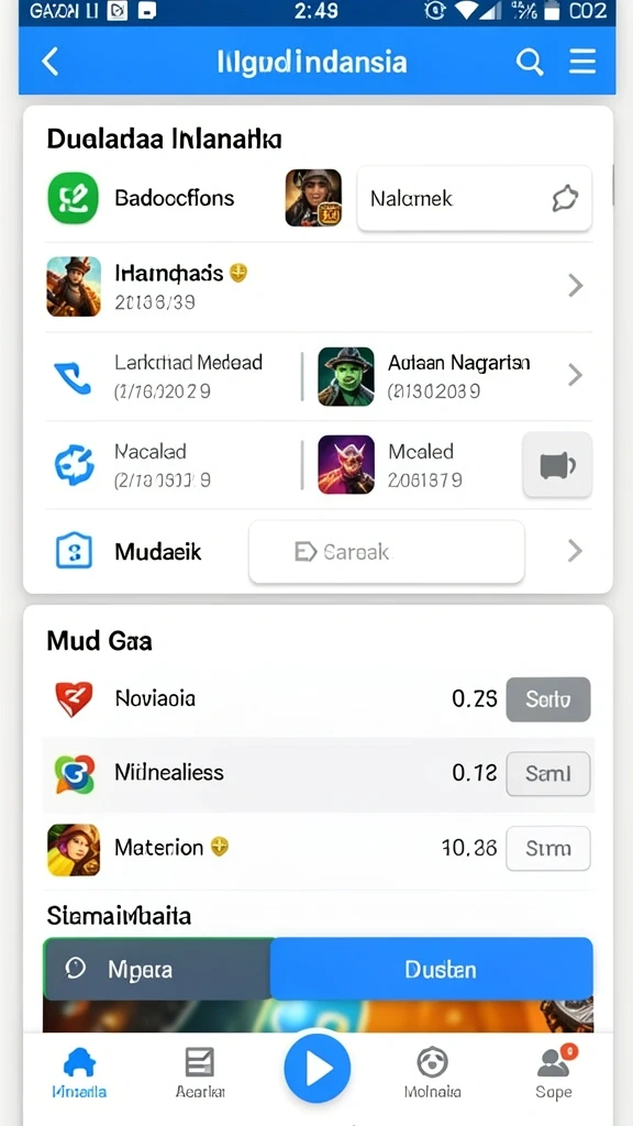Tampilan menu utama UFO777 yang menarik dan informatif.