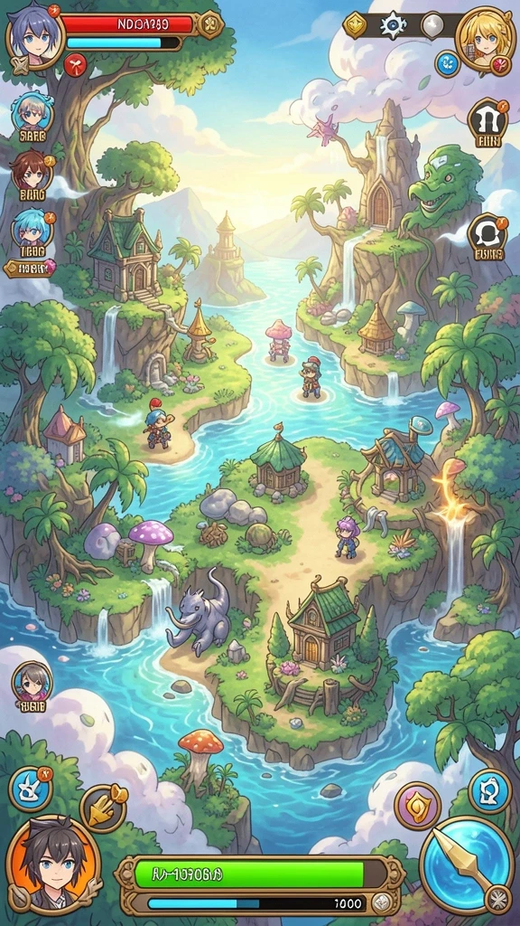 Tampilan grafis yang memukau dalam permainan.