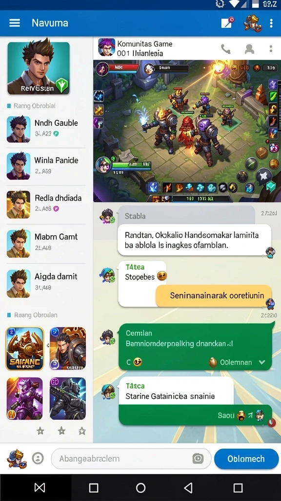 Tampilan menu yang intuitif dan mudah digunakan.