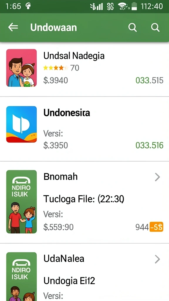 Tampilan awal WAJAN4D yang menarik dan interaktif.