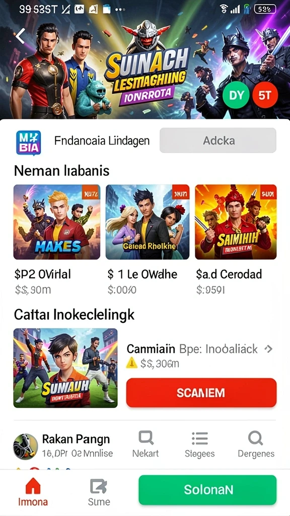Fitur multiplayer memungkinkan bersaing dengan teman-teman.