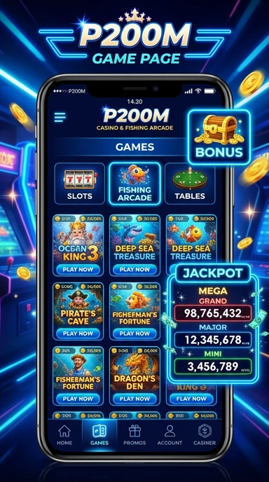 p200m — menu pengaturan